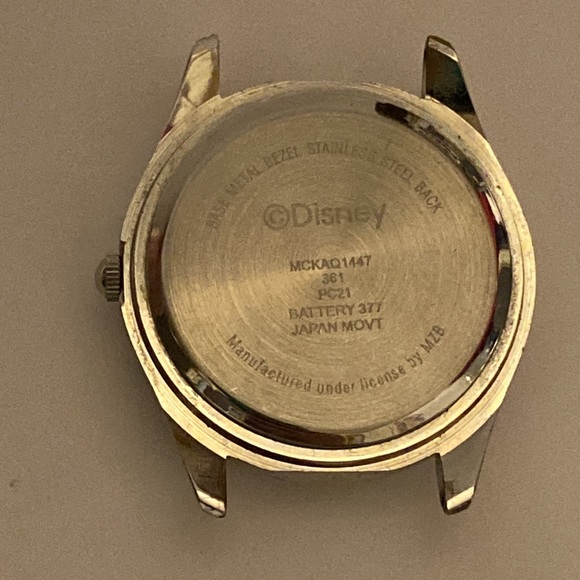 Disney Mickey Mouse watch no band needs battery untested